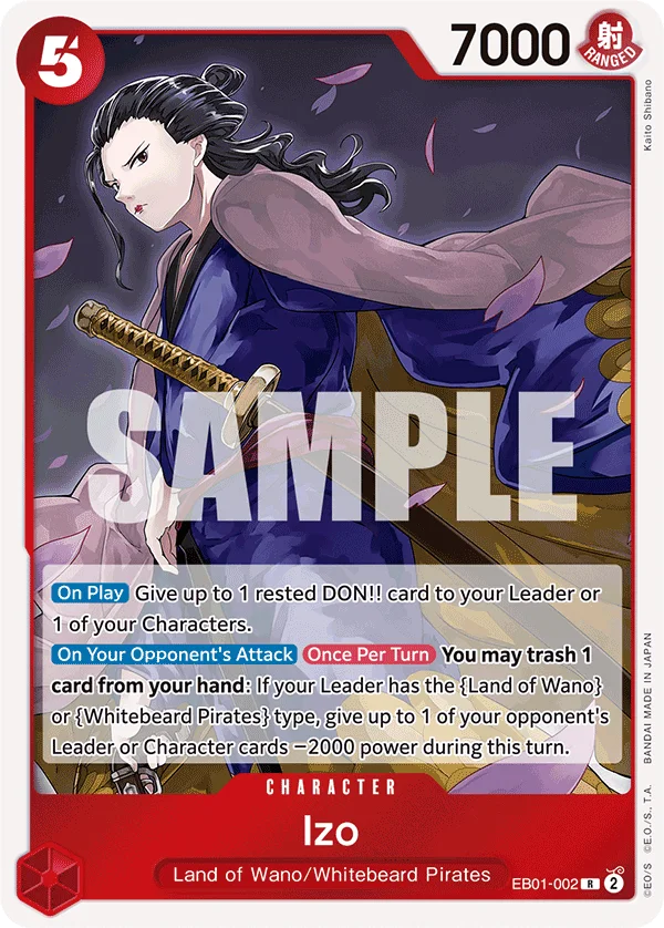 Izo EB01-002 – One Piece Card Game Character