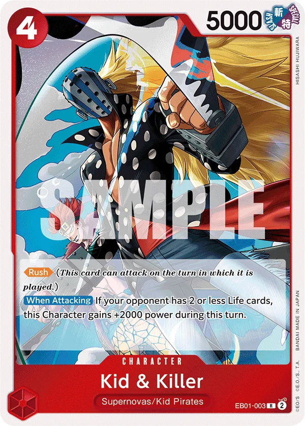 Kid & Killer EB01-003 – One Piece Card Game Character