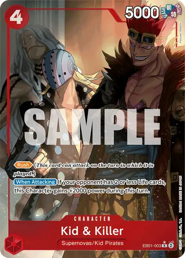 Kid & Killer EB01-003 (Alternate art)