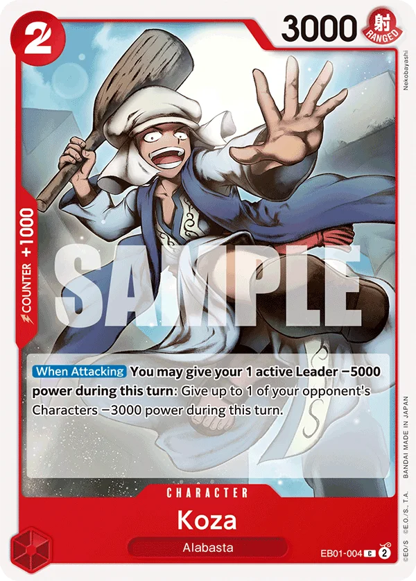Koza EB01-004 – One Piece Card Game Character