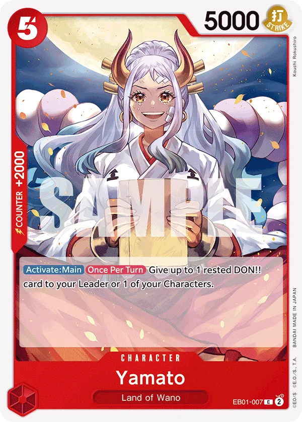 Yamato EB01-007 – One Piece Card Game Character