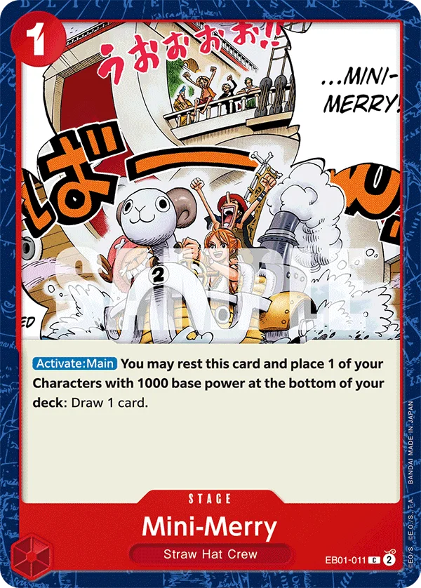 Mini-Merry EB01-011 – One Piece Card Game Stage