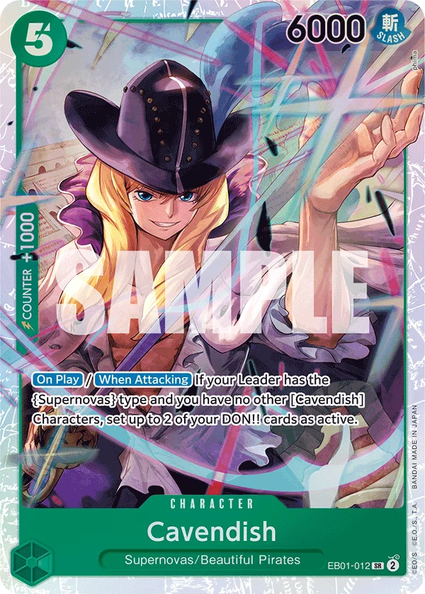 Cavendish EB01-012 – One Piece Card Game Character