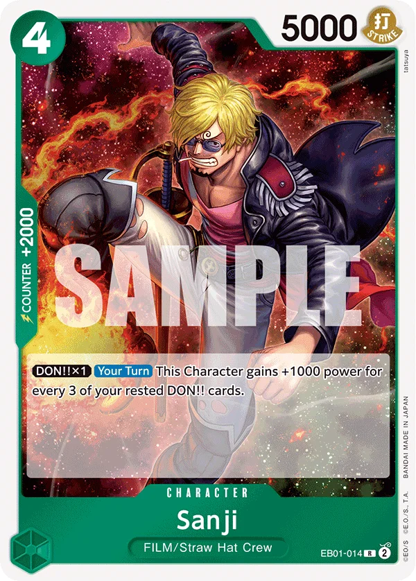 Sanji EB01-014 – One Piece Card Game Character