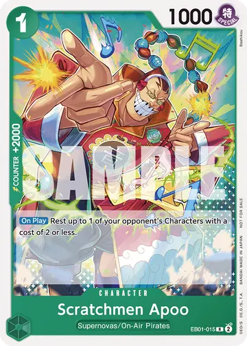 Scratchmen Apoo EB01-015 (Alternate art)