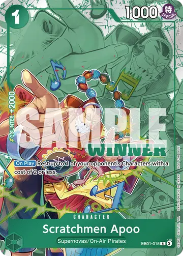 Scratchmen Apoo EB01-015 (Alternate art)