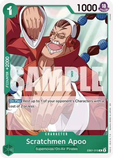 Scratchmen Apoo EB01-015 (Alternate art)