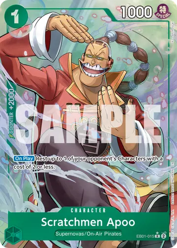 Scratchmen Apoo EB01-015 (Alternate art)