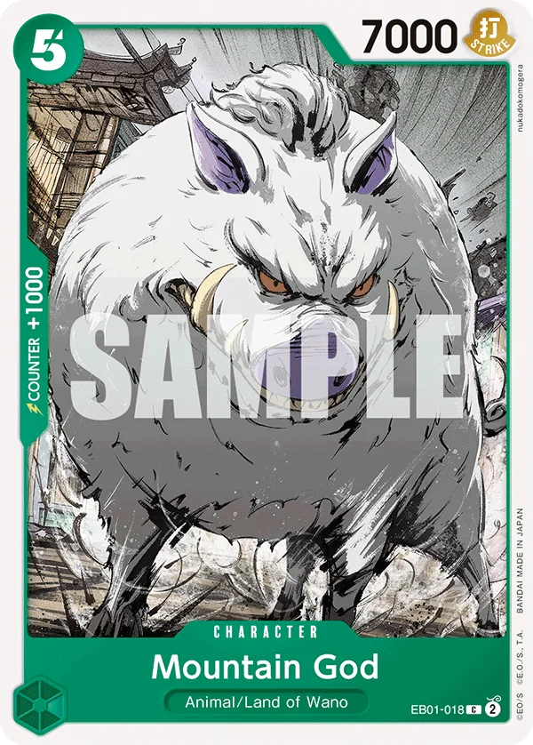 Mountain God EB01-018 – One Piece Card Game Character