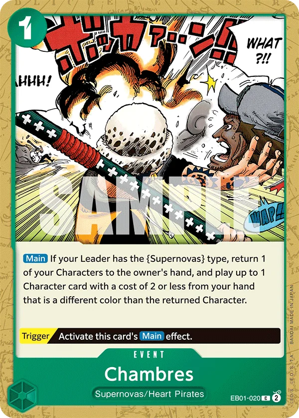 Chambres EB01-020 – One Piece Card Game Event