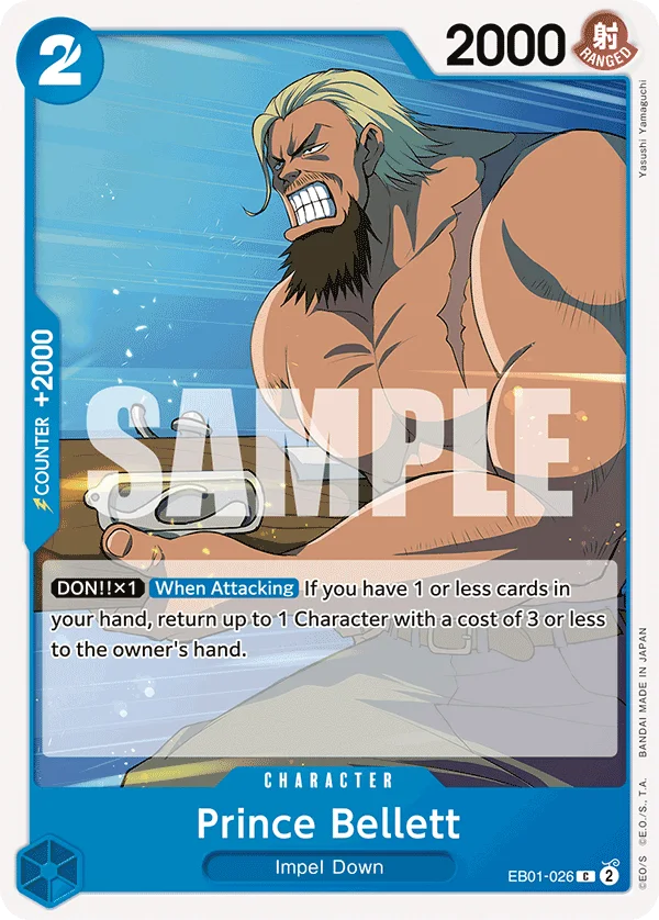 Prince Bellett EB01-026 – One Piece Card Game Character