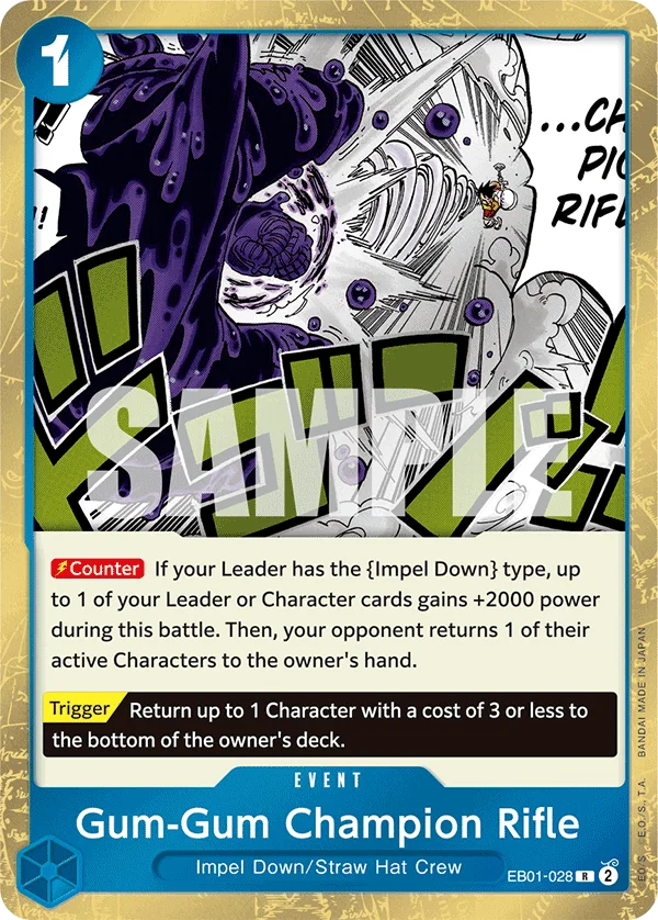 Gum-Gum Champion Rifle EB01-028 – One Piece Card Game Event