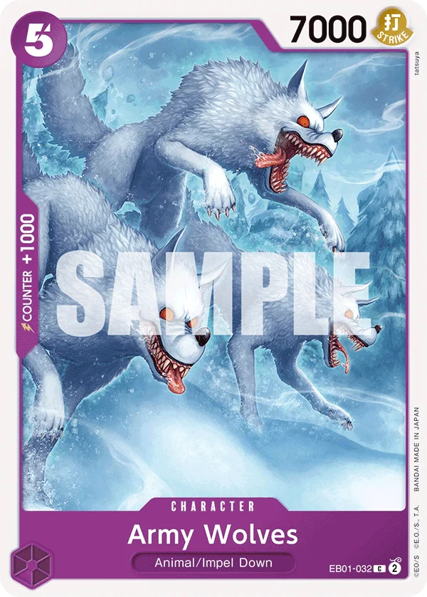 Army Wolves EB01-032 – One Piece Card Game Character
