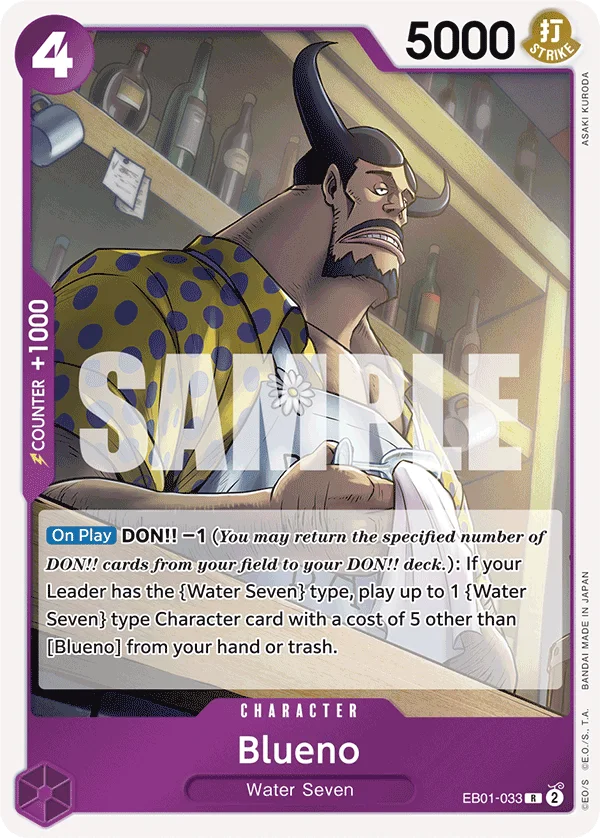 Blueno EB01-033 – One Piece Card Game Character
