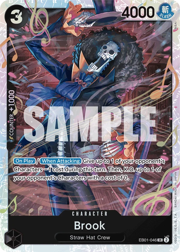 Brook EB01-046 – One Piece Card Game Character