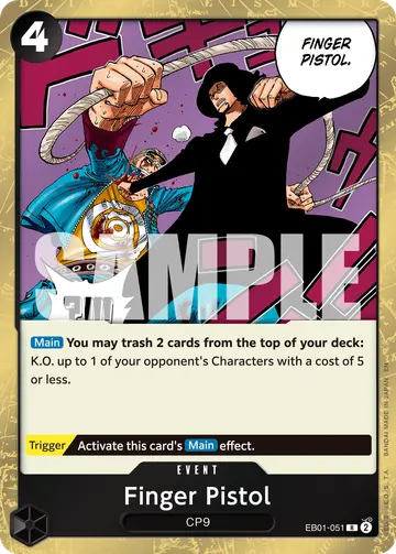 Finger Pistol EB01-051 (Reprint)