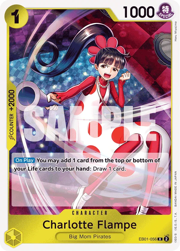 Charlotte Flampe EB01-056 – One Piece Card Game Character