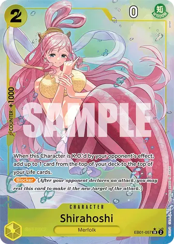 Shirahoshi EB01-057 (Alternate art)