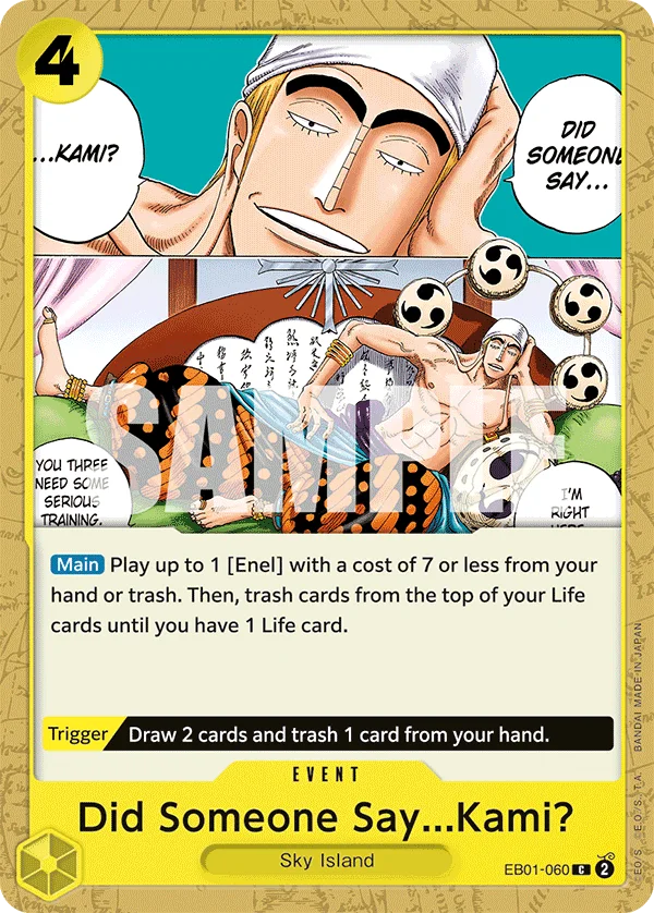 Did Someone Say...Kami? EB01-060 – One Piece Card Game Event