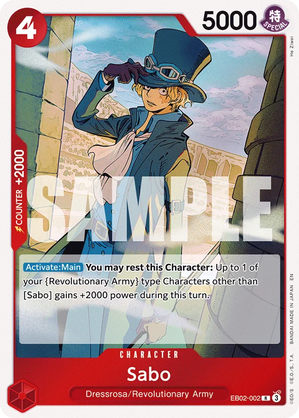 Sabo EB02-002 – One Piece Card Game Character