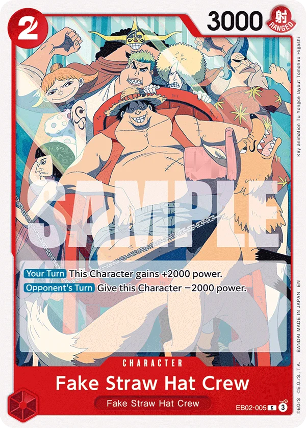 Fake Straw Hat Crew EB02-005 – One Piece Card Game Character