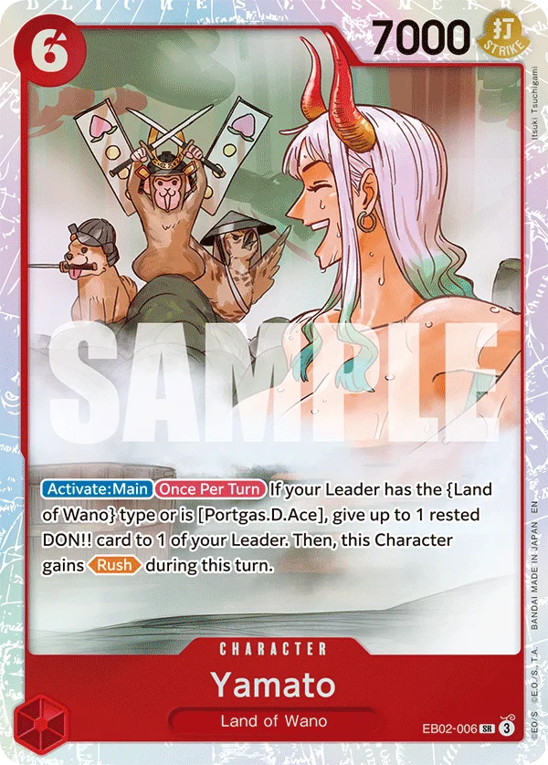 Yamato EB02-006 – One Piece Card Game Character