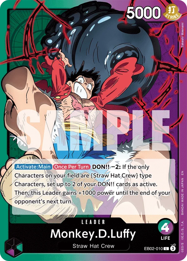 Monkey.D.Luffy EB02-010 – One Piece Card Game Leader