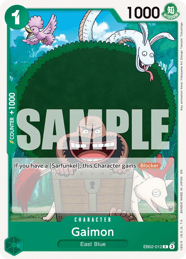 Gaimon EB02-012 – One Piece Card Game Character