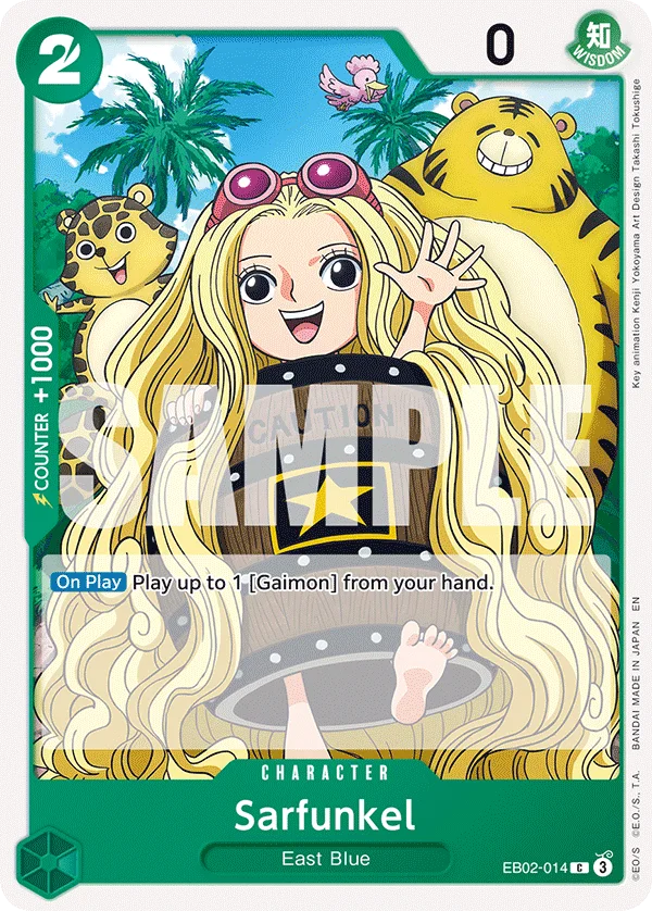 Sarfunkel EB02-014 – One Piece Card Game Character