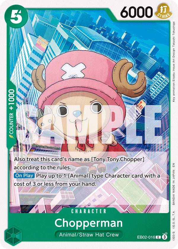 Chopperman EB02-016 – One Piece Card Game Character