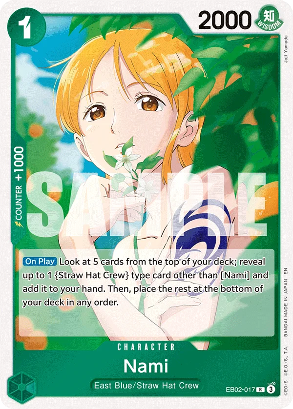 Nami EB02-017 – One Piece Card Game Character