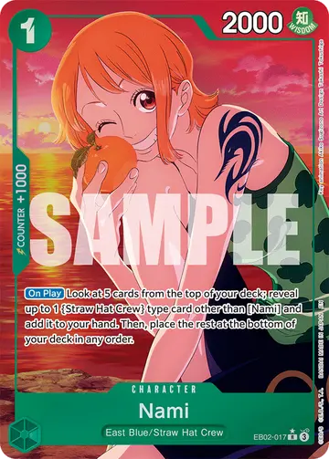 Nami EB02-017 (Alternate art)