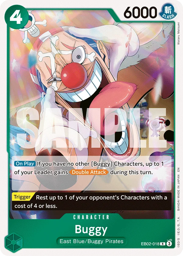 Buggy EB02-018 – One Piece Card Game Character
