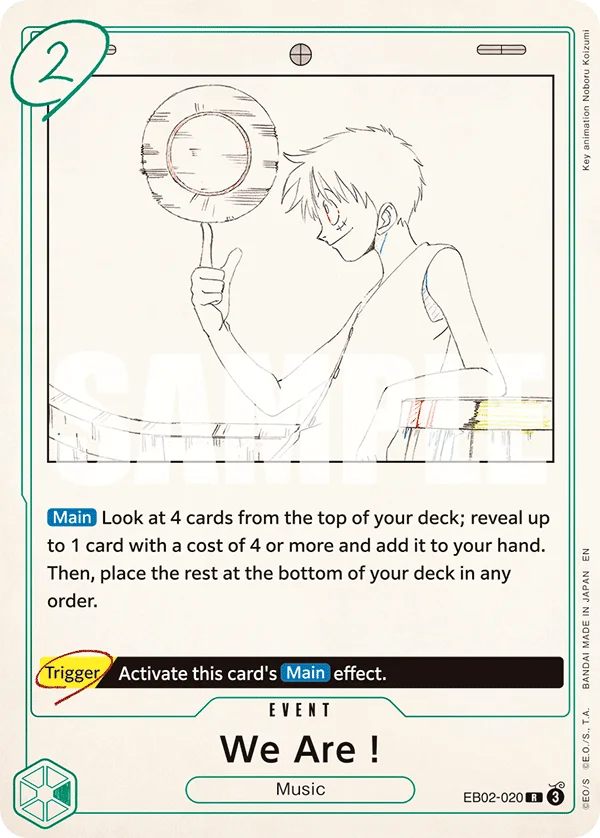 We Are! EB02-020 – One Piece Card Game Event