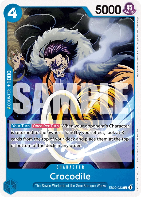 Crocodile EB02-023 – One Piece Card Game Character