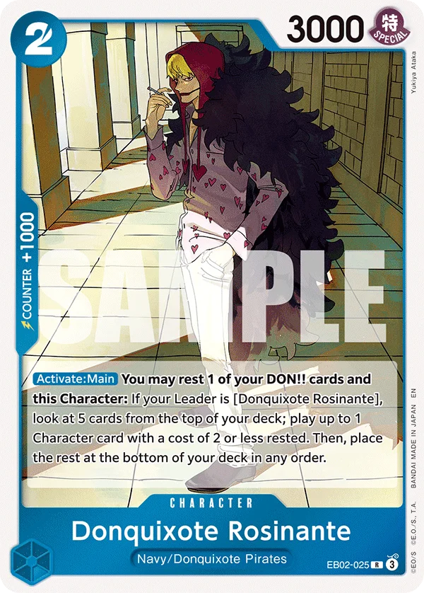 Donquixote Rosinante EB02-025 – One Piece Card Game Character
