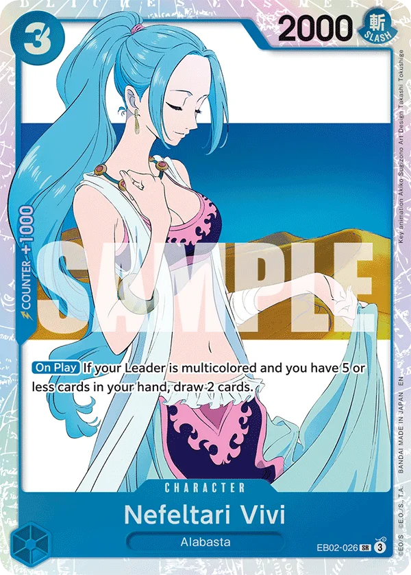 Nefeltari Vivi EB02-026 – One Piece Card Game Character