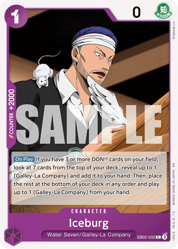 Iceburg EB02-032 – One Piece Card Game Character