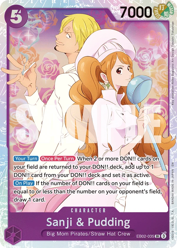 Sanji & Pudding EB02-035 – One Piece Card Game Character