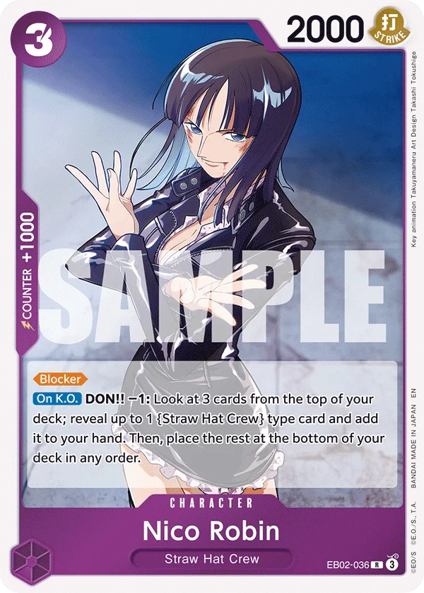 Nico Robin EB02-036 – One Piece Card Game Character