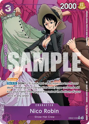 Nico Robin EB02-036 (Alternate art)