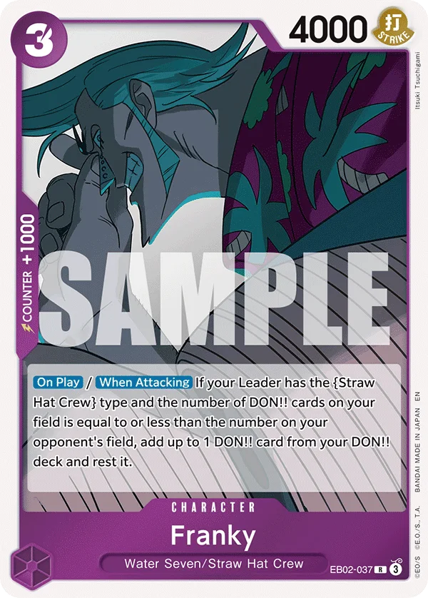 Franky EB02-037 – One Piece Card Game Character