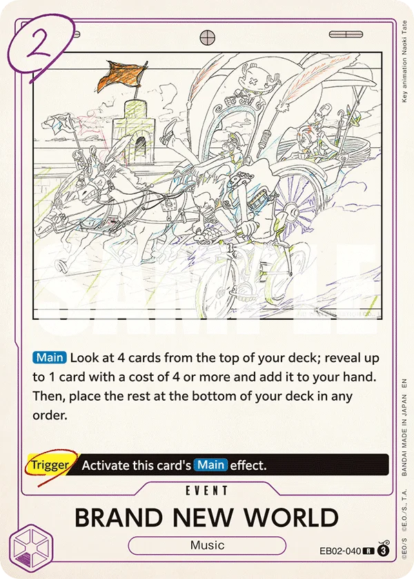 BRAND NEW WORLD EB02-040 – One Piece Card Game Event