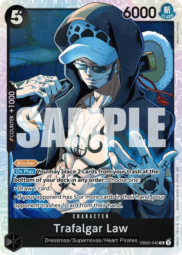 Trafalgar Law EB02-045 – One Piece Card Game Character