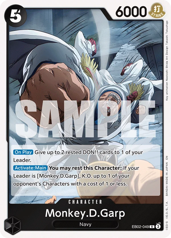 Monkey.D.Garp EB02-049 – One Piece Card Game Character