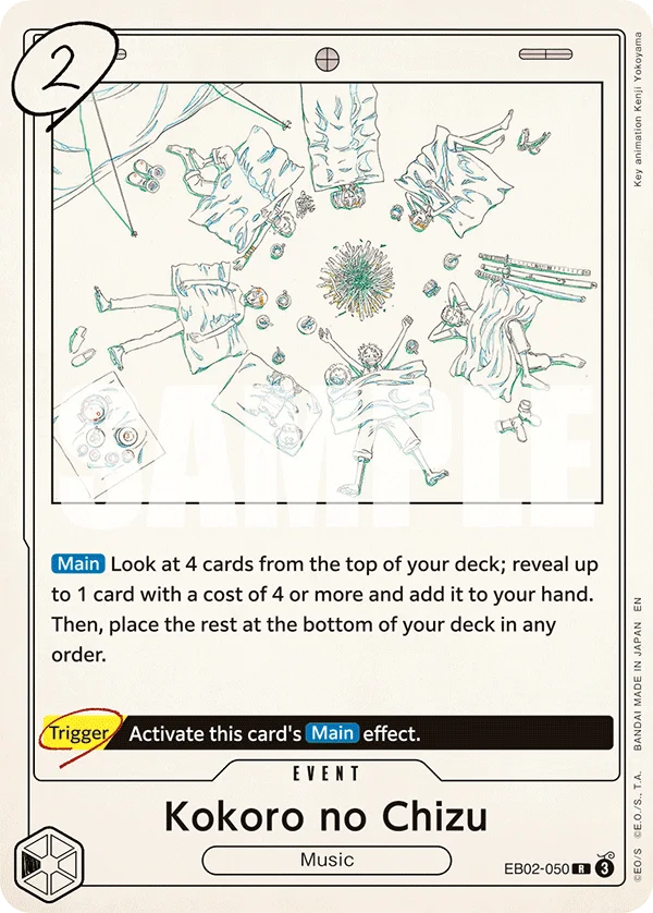 Kokoro no Chizu EB02-050 – One Piece Card Game Event