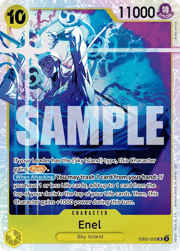 Enel EB02-052 – One Piece Card Game Character