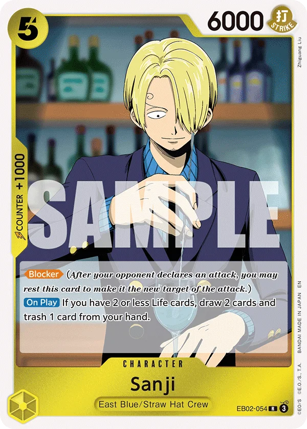 Sanji EB02-054 – One Piece Card Game Character