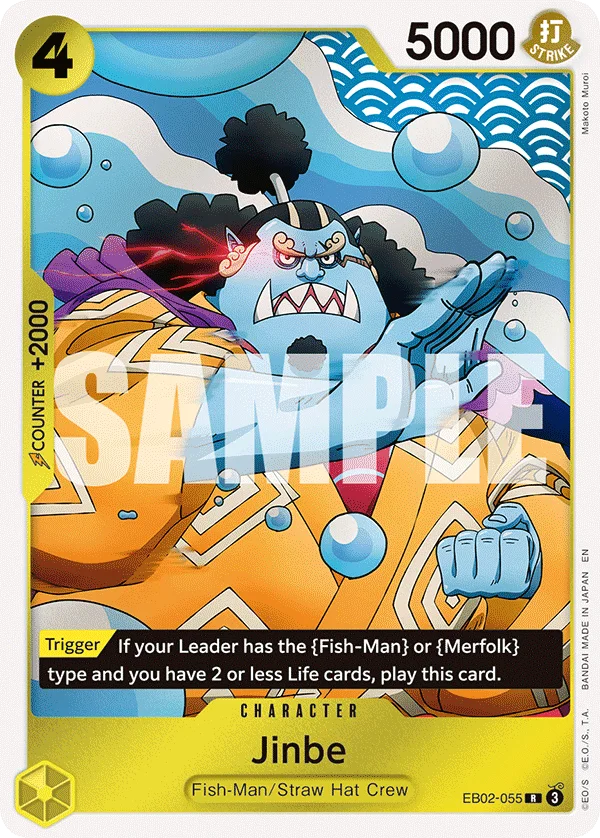 Jinbe EB02-055 – One Piece Card Game Character