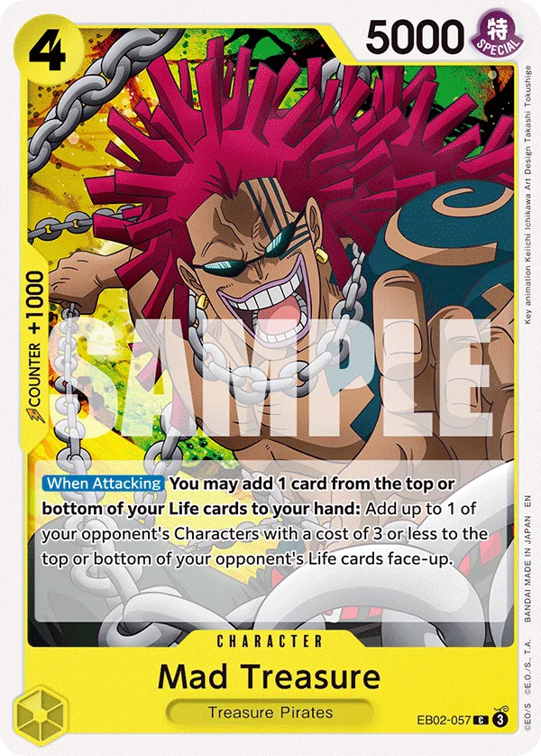 Mad Treasure EB02-057 – One Piece Card Game Character